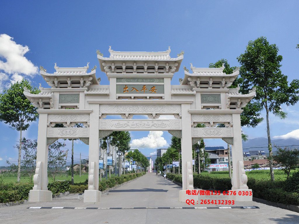 江西撫州鄉(xiāng)村寨門圖片_村口大門樓效果圖設計